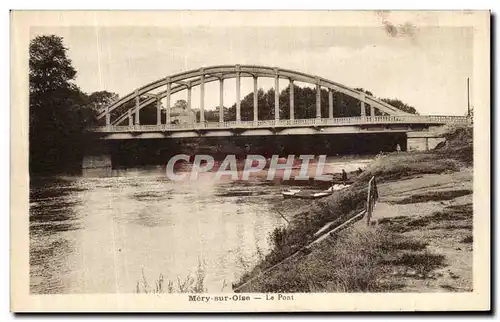 Cartes postales Mery Sur Oise Le pont