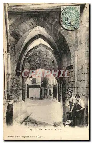 Cartes postales Lagny Porte de l Abbaye