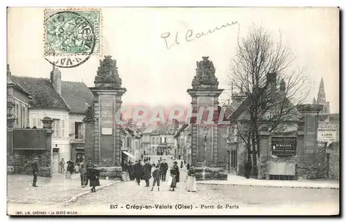 Cartes postales Crepy En Valois Porte de Paris