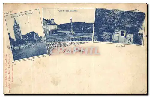 Cartes postales Creil Croix Des Marais Eglise Saint Medard Les Tufs