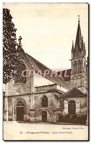 Cartes postales Crepy En Valois Eglise Saint Denis