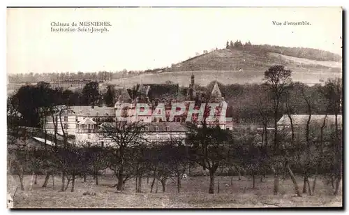 Cartes postales Chateau de Mesnieres Institution Saint Joseph Vue d ensemble