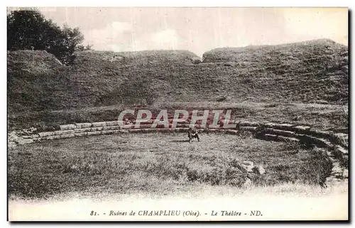 Ansichtskarte AK Ruines de Champlieu Le Theatre