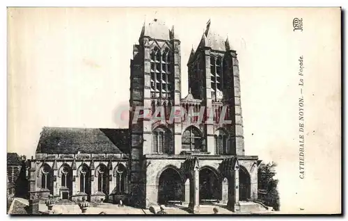 Ansichtskarte AK Cathedrale De Noyon La Facade