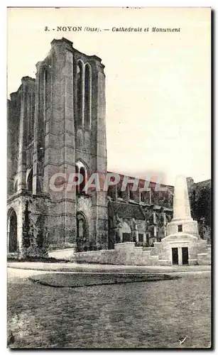 Cartes postales Noyon Cathedrale Et Monument