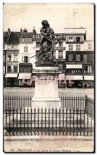 Cartes postales Beauvais La Statue de Jeanne Hachette