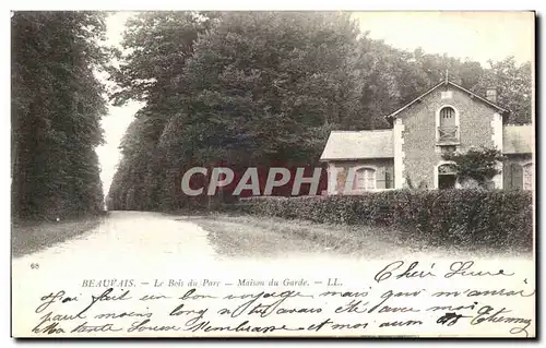 Cartes postales Beauvais Le Bois du Parc Maison du Garde