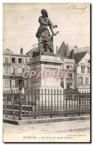 Cartes postales Beauvais La Statue de Jeanne Hachette