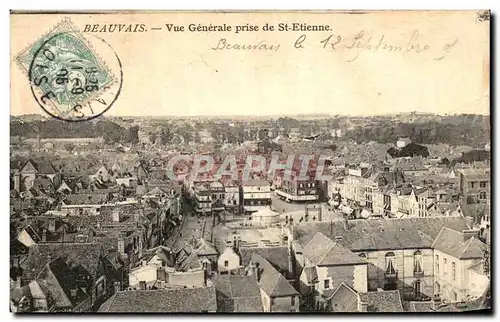 Cartes postales Beauvais Vue Generale Prise de Ste Etienne