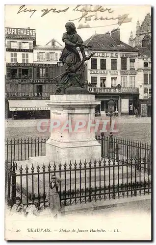 Cartes postales Beauvais Statue de Jeanne Hachette