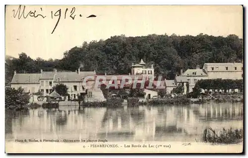 Ansichtskarte AK Pierrefonds Les Bords du Lac