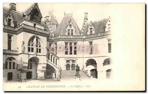 Ansichtskarte AK Pierrefonds Le Chateau Le Beffroi