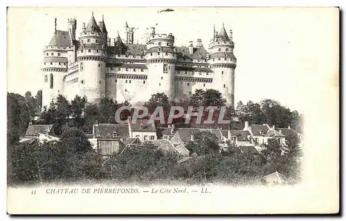 Ansichtskarte AK Pierrefonds Le Chateau Le Cote Nord