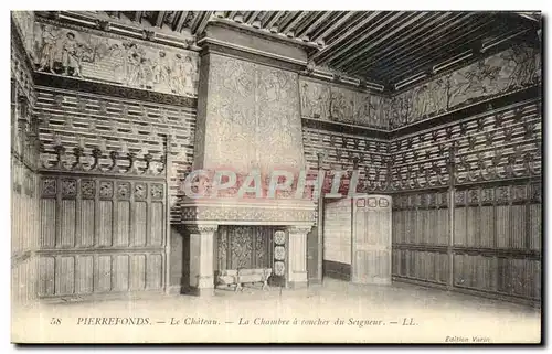 Cartes postales Pierrefonds Le Chateau La Chambre a Coucher du Seigneur