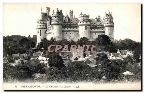 Ansichtskarte AK Pierrefonds Le Chateau Cote Nord