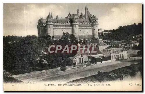 Cartes postales Pierrefonds Vue prise du Lac