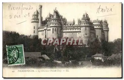 Cartes postales Pierrefonds Le Chateau Facade Est