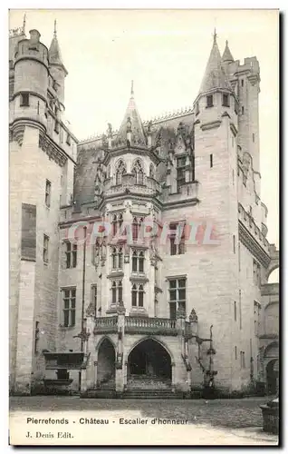 Ansichtskarte AK Pierrefonds Chateau Escalier d Honneur