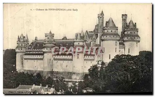 Ansichtskarte AK Chateau de Pierrefonds Cote Sud