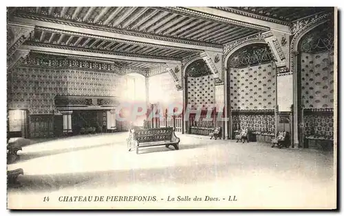 Cartes postales Pierrefonds Le Chateau La Salle des Ducs