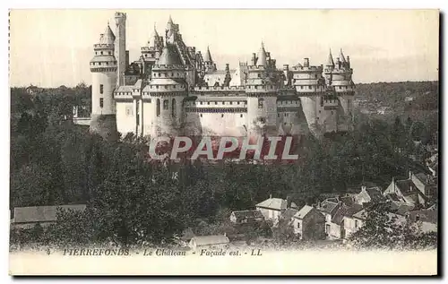 Ansichtskarte AK Pierrefonds Le Chateau Facade est