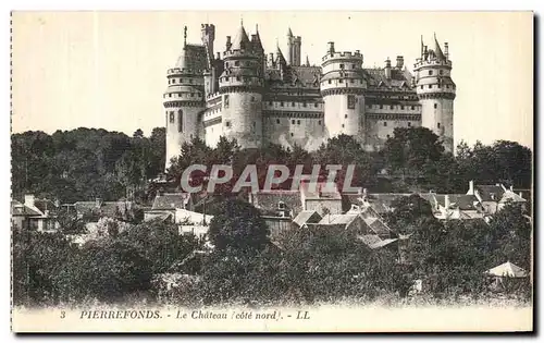 Ansichtskarte AK Pierrefonds La Chateau Cote Nord