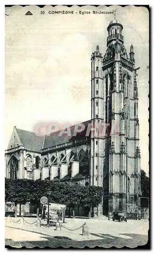 Cartes postales Compiegne Eglise St Jacques