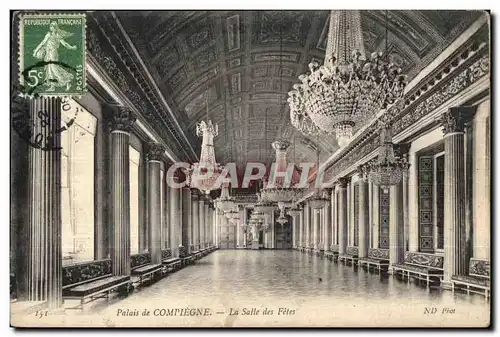 Ansichtskarte AK Palais de Compiegne La Salle des Fetes