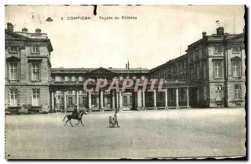Cartes postales Compiegne Facade du Chateau