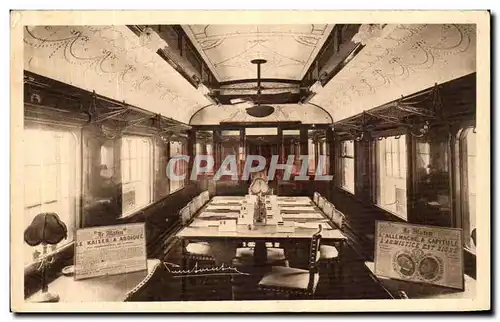 Cartes postales Foret De Compiegne Clairiere de l Armistice Interieur du Wagon Salon