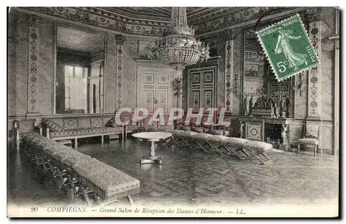 Ansichtskarte AK Compiegne Grand Salon de Reception des Dames d Honneur