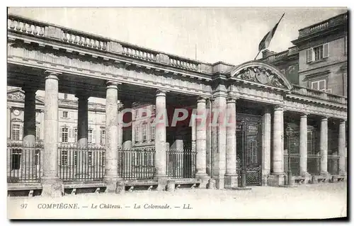 Cartes postales Compiegne Le Chateau La Colonnade