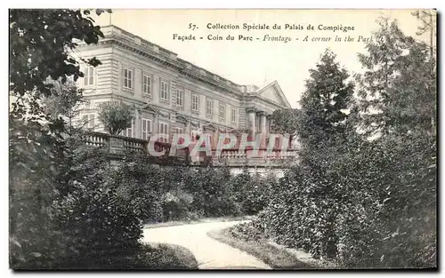 Ansichtskarte AK Palais de Compiegne Facade Coin du Parc