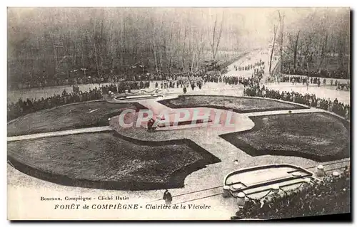 Ansichtskarte AK Foret de Compiegne Clairiere de la Victoire Militaria