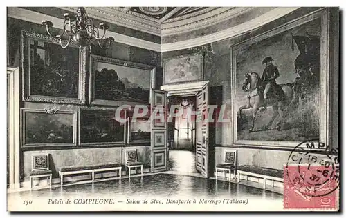 Ansichtskarte AK Palais de Compiegne Salon de Stuc Bonaparte a Marengo Napoleon