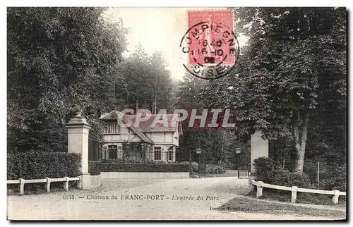 Cartes postales Chateau du France Port L entree du Parc