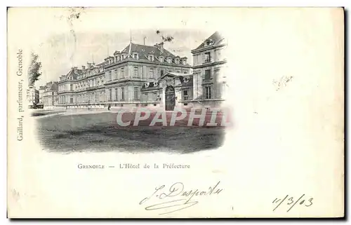 Cartes postales Grenoble L Hotel de la Prefecture