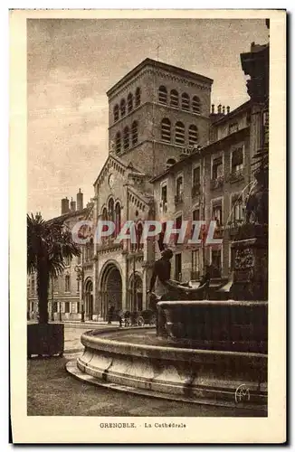 Cartes postales Grenoble La Cathedrale