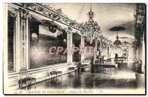 Ansichtskarte AK Chateau de Chantilly Galerie des Batailles