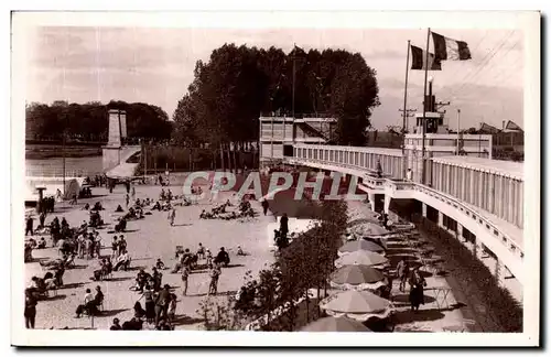 Cartes postales Plage de Lys Chantilly a Boran Un Coin de la Plage et les Cabines