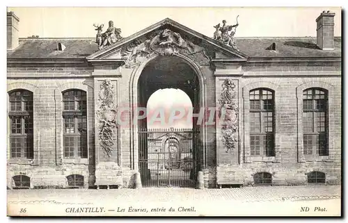 Ansichtskarte AK Chateau de Chantilly Les Ecuries Entree du Chenil