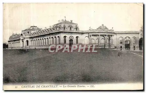 Ansichtskarte AK Chateau de Chantilly Les Grandes Ecuries