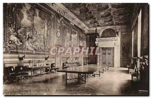 Ansichtskarte AK Chateau de Chantilly La Galerie des Cerfs