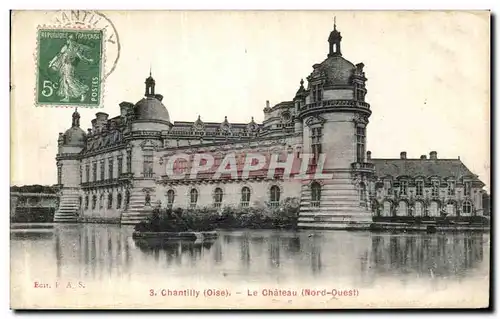 Ansichtskarte AK Chantilly Le Chateau Sud Quest