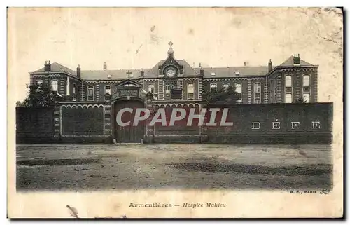 Cartes postales Armentieres Hospice Mahieu