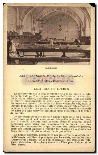 Ansichtskarte AK Abbaye de Sainte Marie du Mont des CAts Godewaersvelde Lectures Et Etudes