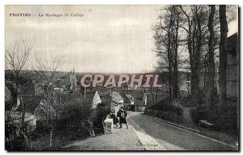 Cartes postales Provins La Montagne du College Enfants