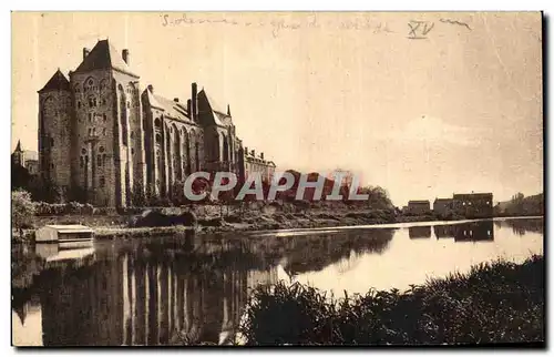 Ansichtskarte AK L Abbaye St Pierre de Solesmes vue de la rive droite de la Sarthe