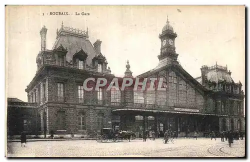 Cartes postales Roubaix La Gare