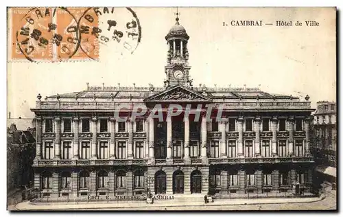 Cartes postales Cambrai Hotel de Ville